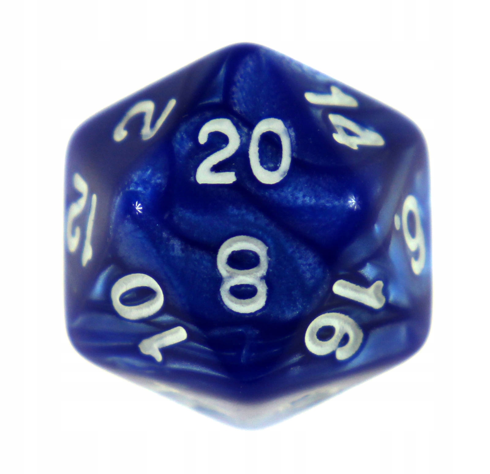 

Kostka K20 Niebieska Perła 20-ścienna kość rpg MtG