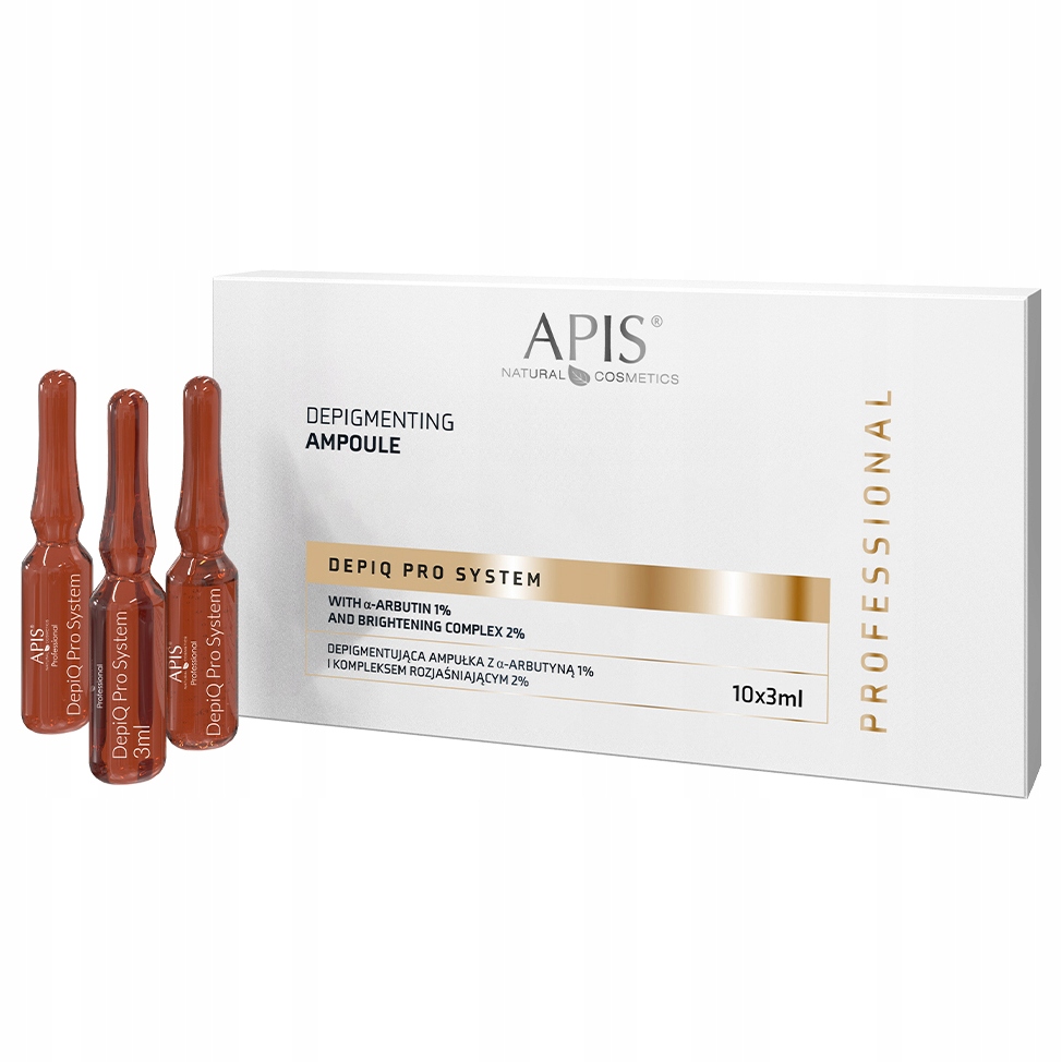 Apis Depigmentační ampulky s arbutinem 1% a rozjasňujícím komplexem 2% 10x3 ml