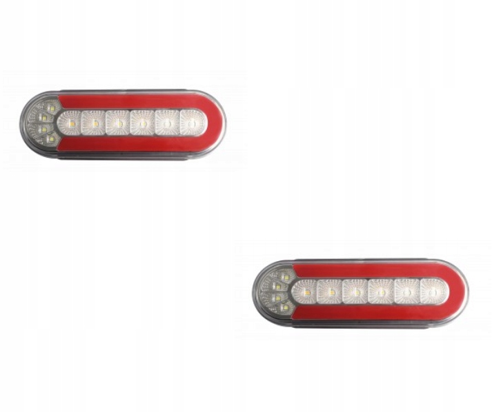 LAMPY TYLNE LED ZESPOLONE NEON 12/24V PARA 2SZT