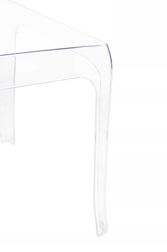 Stolik GHOST transparentny - poliwęglan Wysokość mebla 41 cm