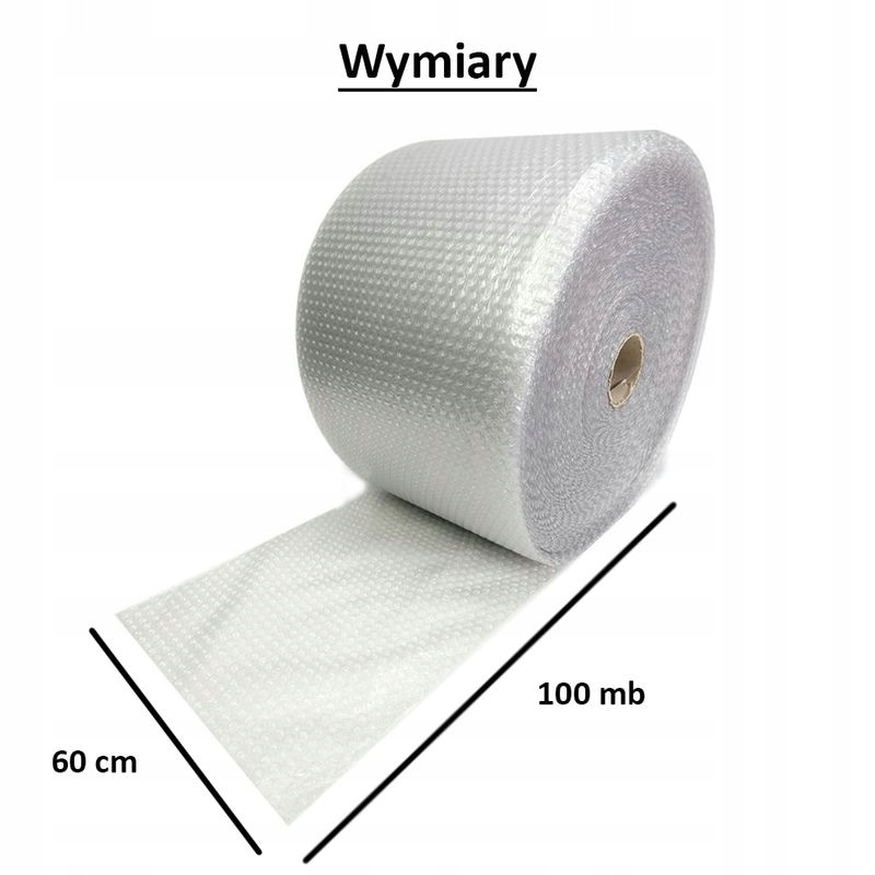 FOLIA BĄBELKOWA 60cm do pakowania MOCNA długa 100mb Marka heykapak