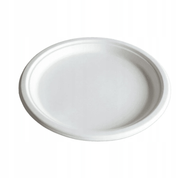 

talerze okrągłe z trzciny cukrowej 50szt 17,8cm