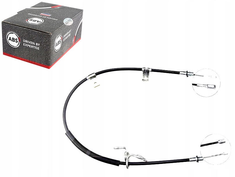 K13909 - Трос ручного тормоза FIAT FREEMONT 11-LT a. b. s.