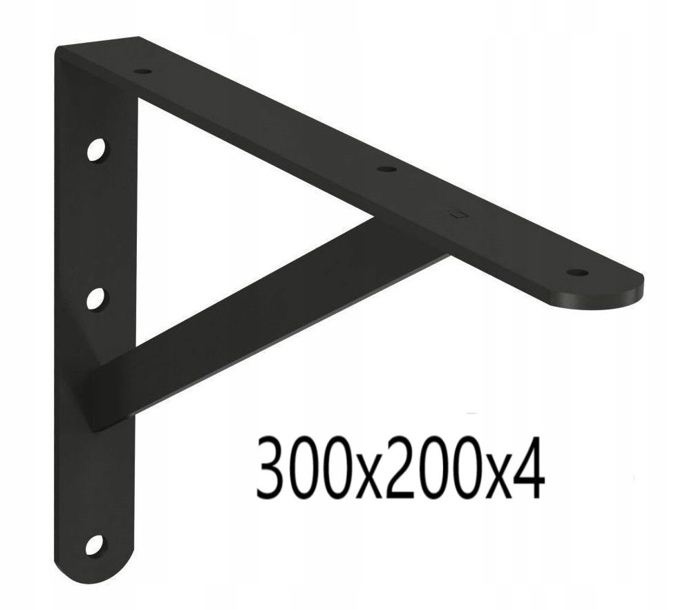 

Wspornik do Dużych Obciążeń 300x200x30x4mm Heavy