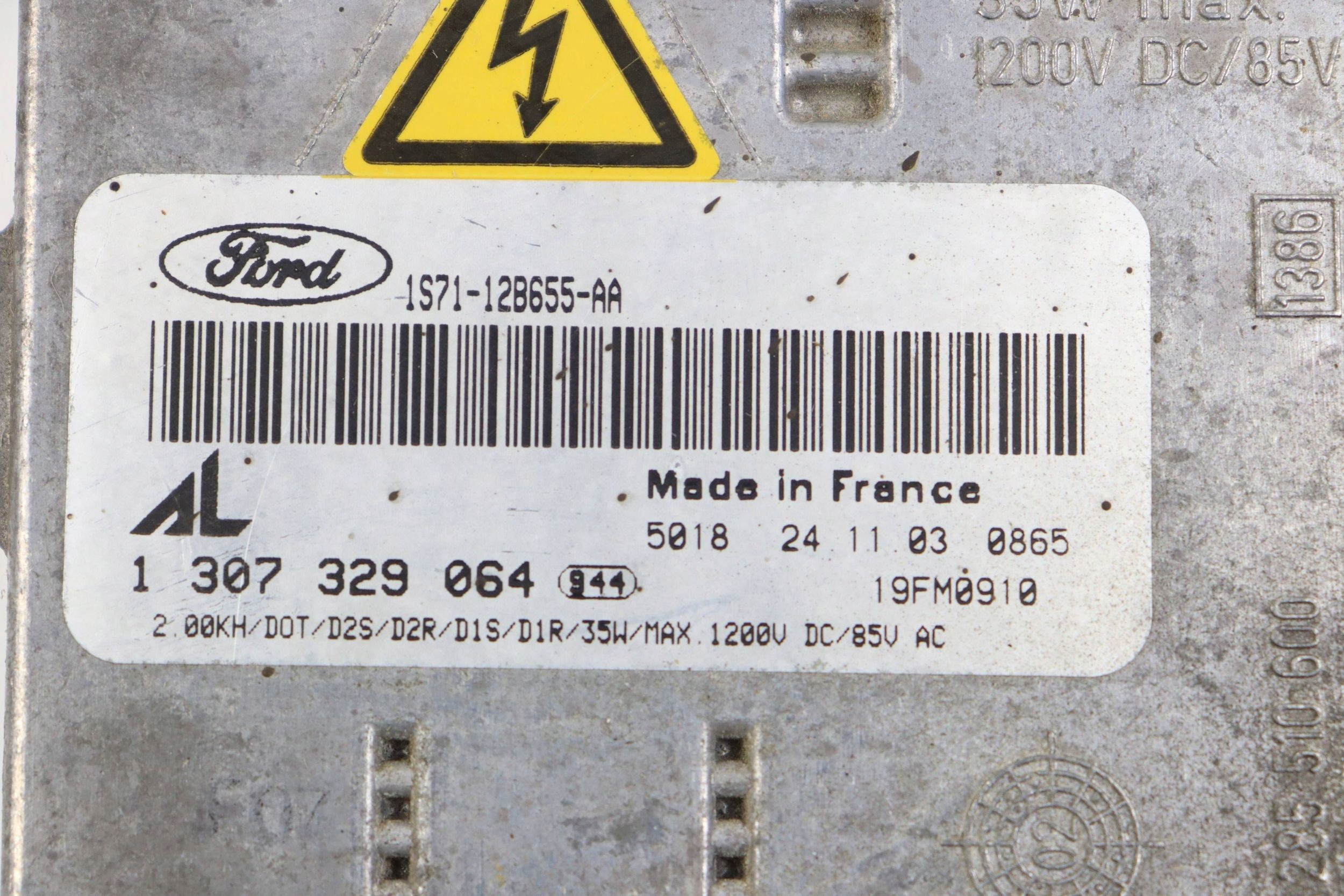 FORD MONDEO MK3 III control unit XENON 1307329064 1S71-12B655-AA