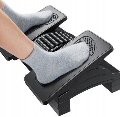 Ergonomická Podnožka Pod Stůl S Nastavitelnou Masáží Nohou Pro Kancelář A Hraní Her