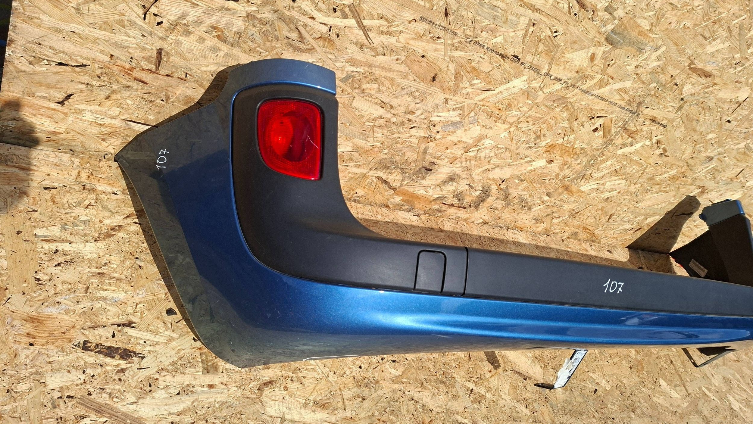 bumper rear part 8200436723 RENAULT KANGOO II CITAN and complete without PDC 07-2021