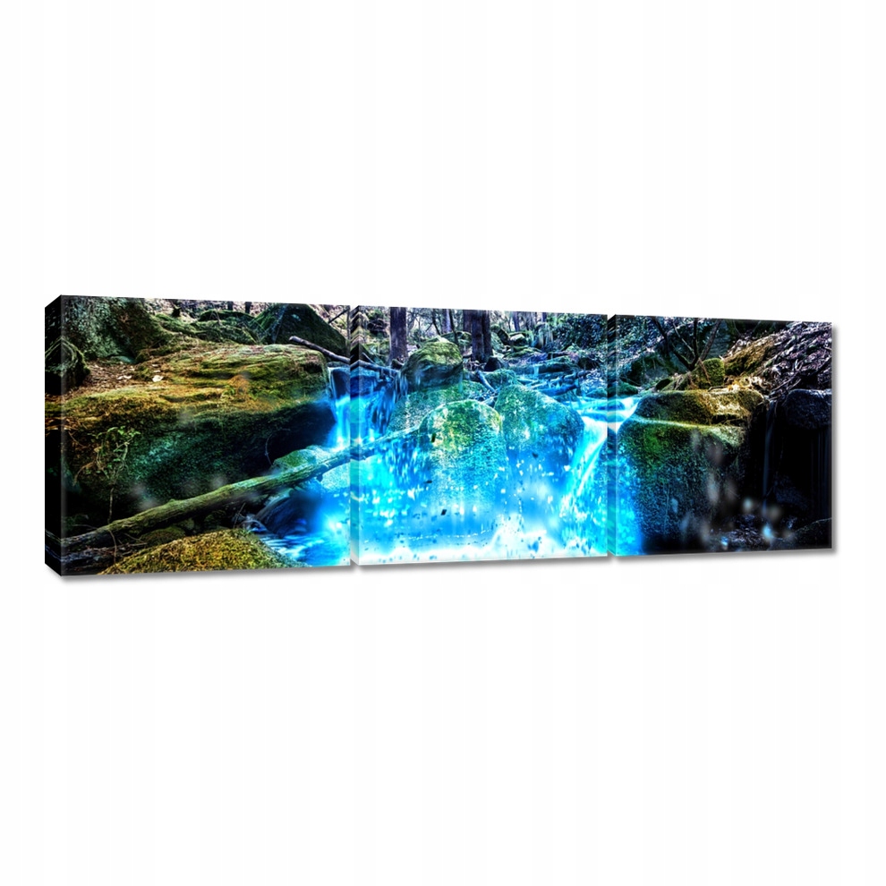 

Obrazy 120x40 Wodospad na rzece Góry