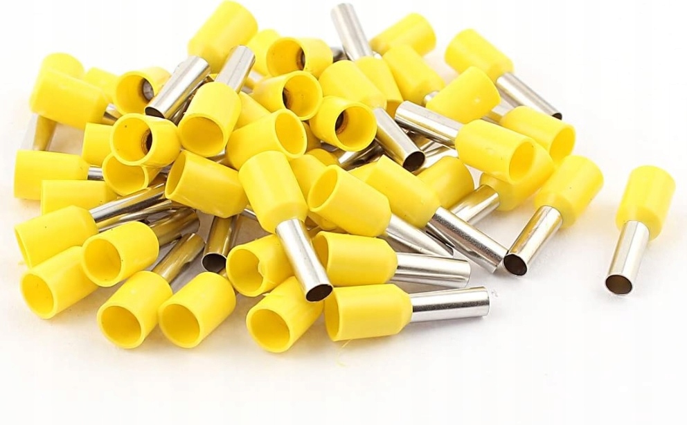 KOŃCÓWKA TULEJKOWA IZOLOWANA 70/20 ŻÓŁTA Marka inna