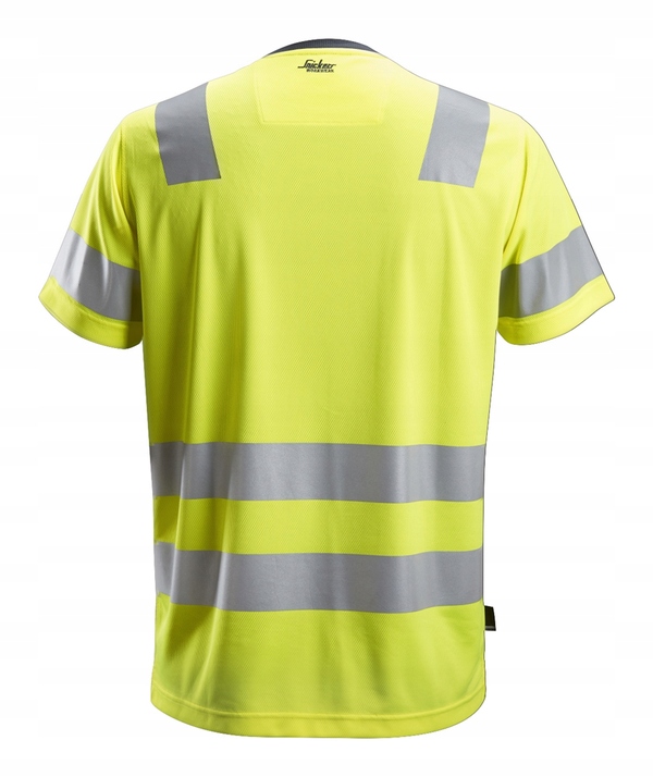 Snickers T-shirt Odblaskowy,EN 20471/2 Yellow 2530 EAN (GTIN) 7332515258205