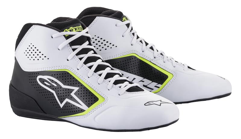 Kartingové topánky Alpinestars Tech 1-K Start V2 bielo-čierne veľ 42,5