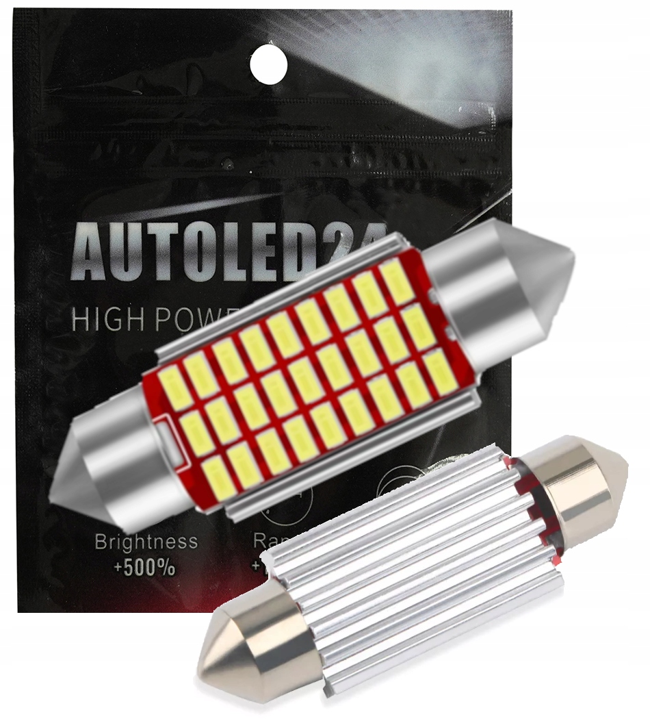 Żarówka 27 Led 3014 Smd Rurka 36mm Retrify Ultra Maxx Moc C5W C10W Canbus