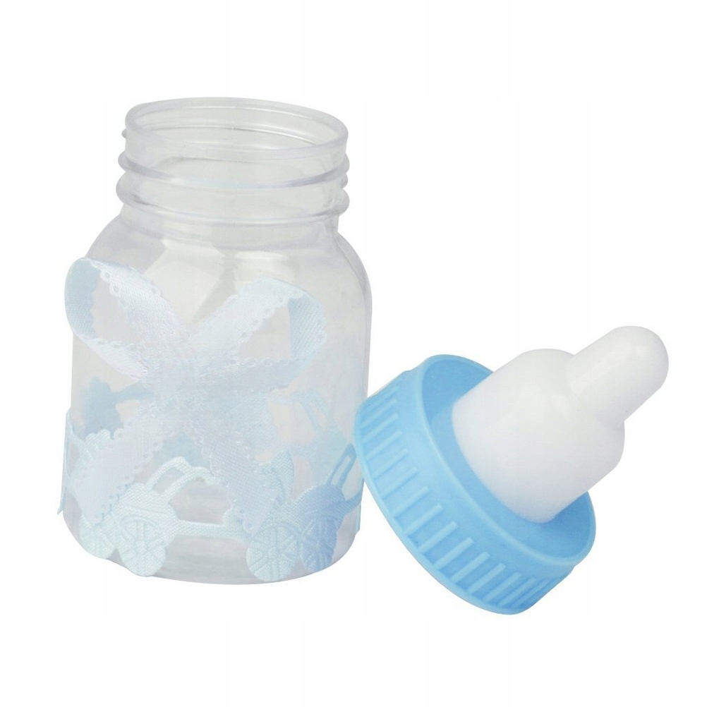 MINI BUTELKI NA BABY SHOWER DLA CHŁOPCÓW Marka bez marki