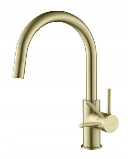 Kuchynská Batéria Starožitná Mosadz S Vyťahovacím Výtokom