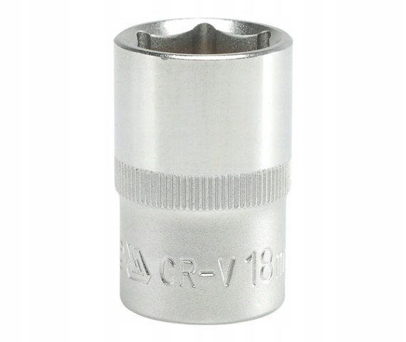

Nasadka Krótka 6-KĄTNA Chromowana 1/2'' 18MM