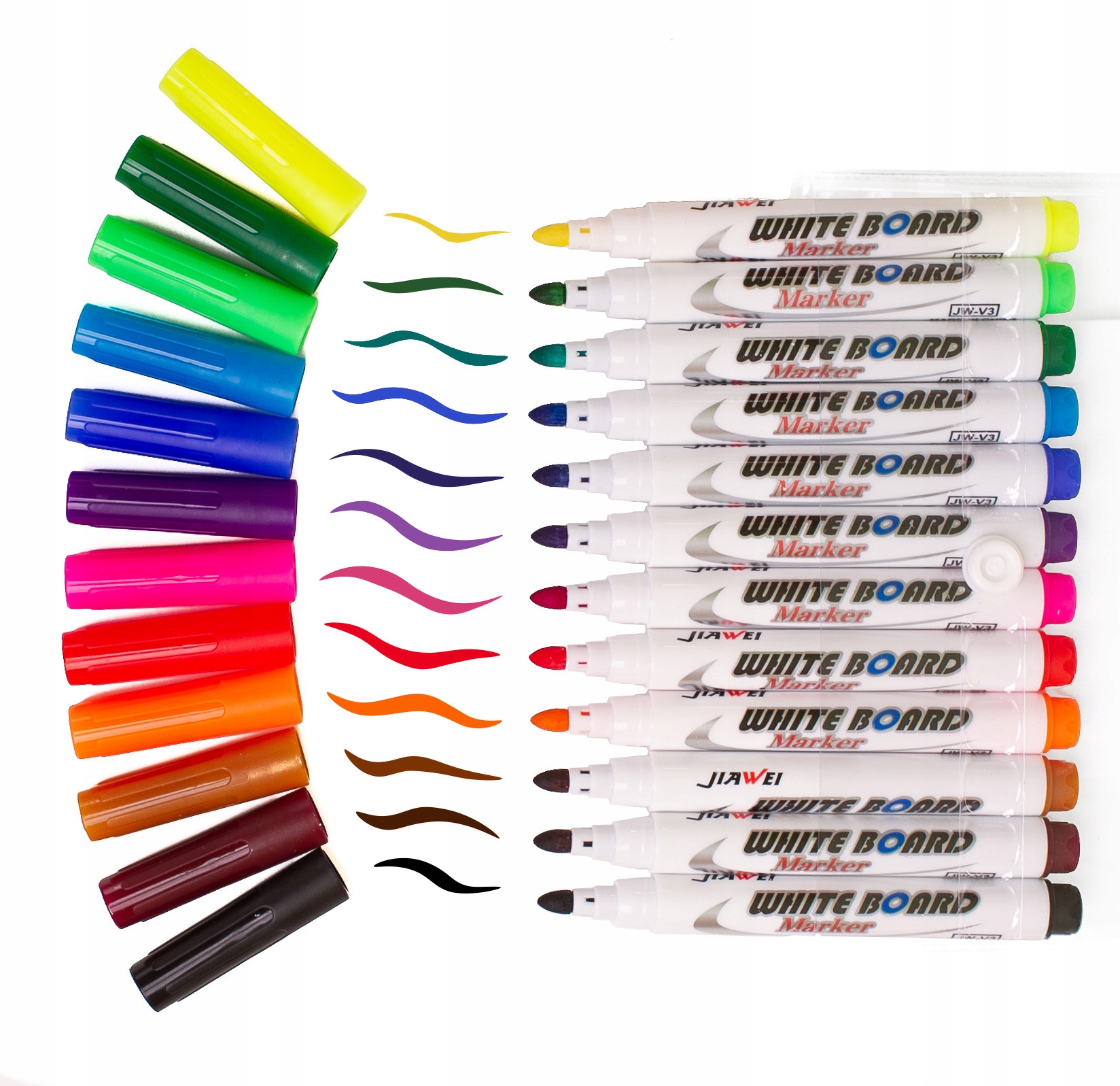 

Markery Pisaki Flamastry do tablic ścieralne 12 el