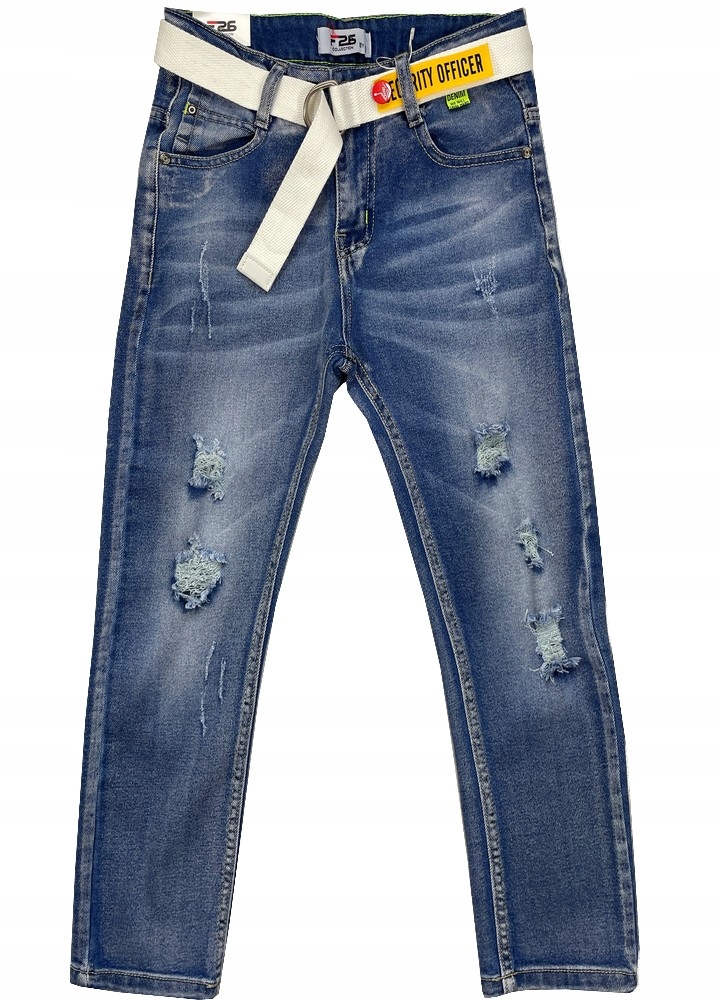 

Jeansy elastyczne Officer r 12 146/152 cm