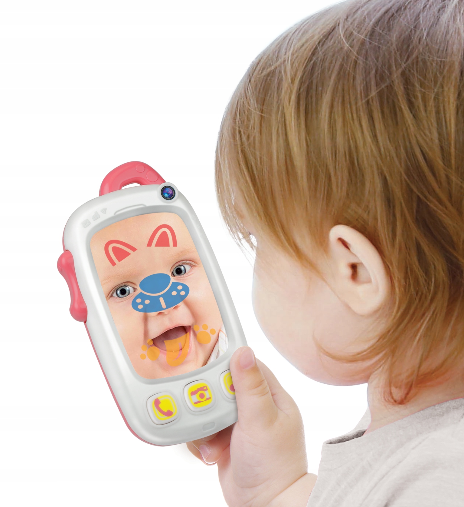 Mój pierwszy telefon do selfie 4w1 smartfon dla dziecka lusterko