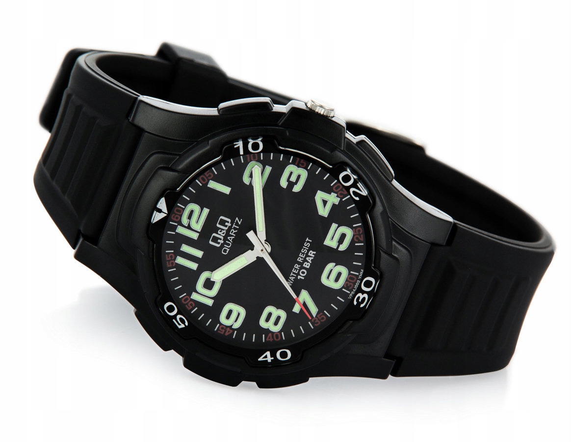 Młodzieżowy Wodoszczelny Zegarek Qq VP84-002