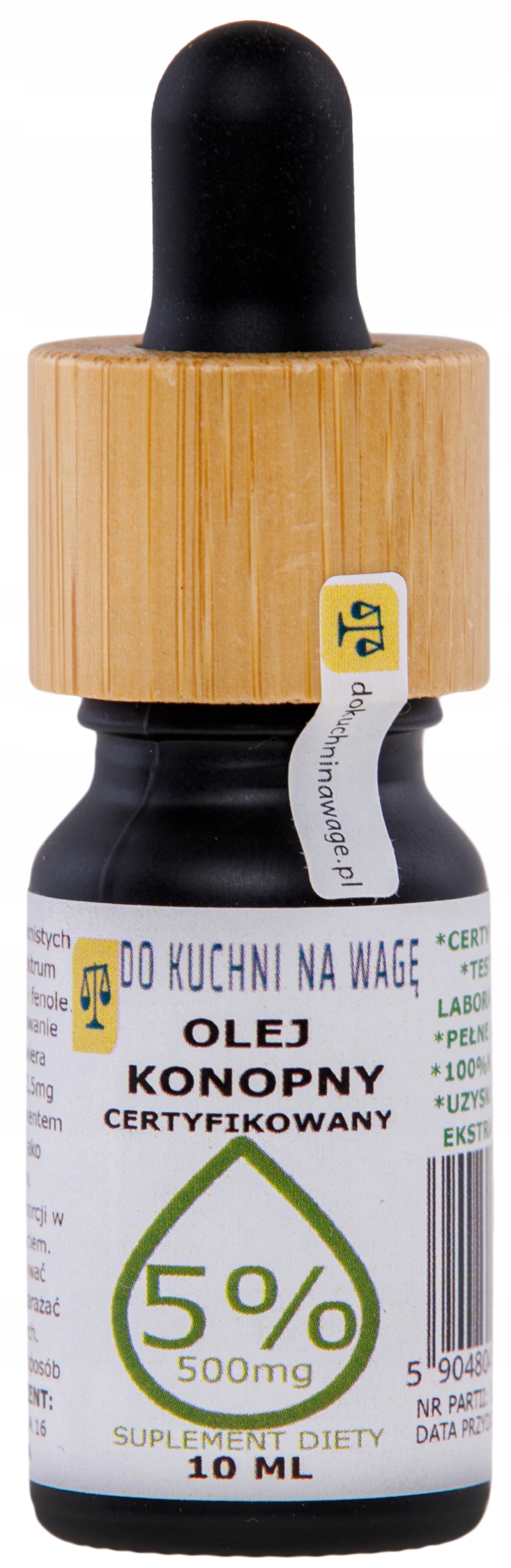 

Olejek Cbd+cbda 5% certyfikowany, naturalny 10ml