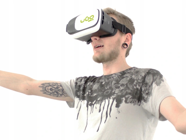 Prezent od Mikołaja Gogle 3D VR +Pilot Słuchawki Kod producenta UVR-1025