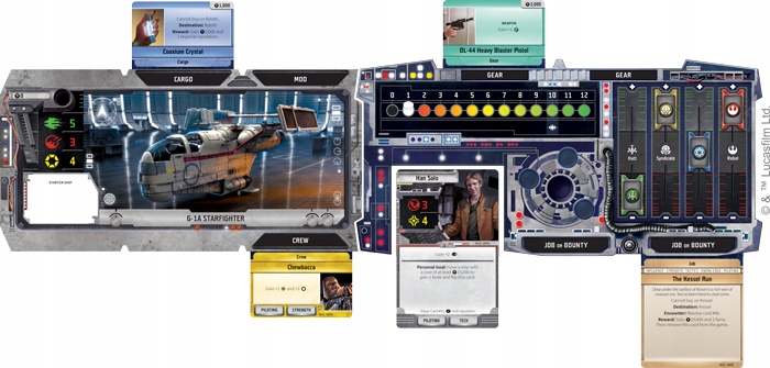 GRA PLANSZOWA STAR WARS ZEWNĘTRZNE RUBIEŻE REBEL Język instrukcji polska