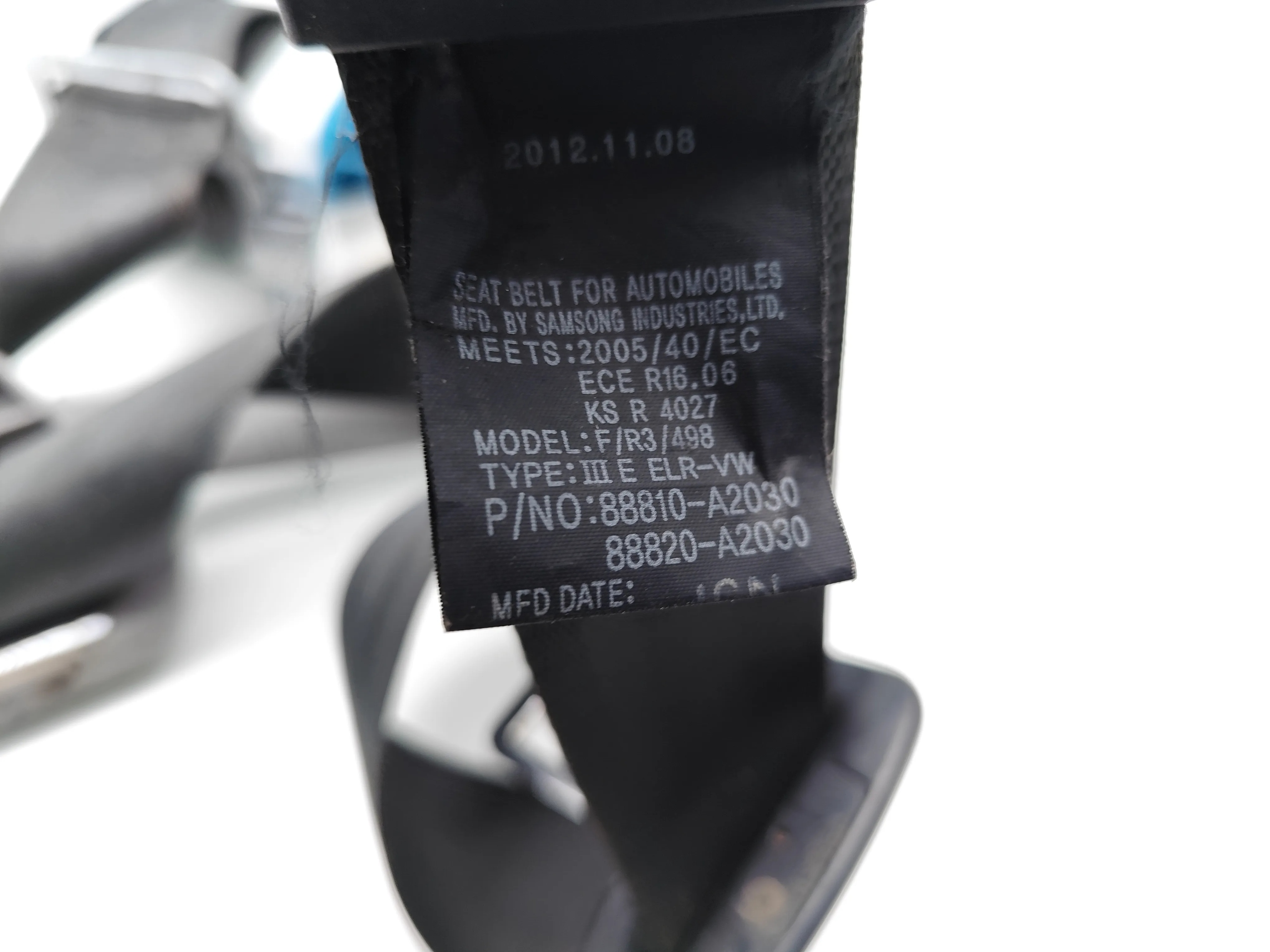 kia CEED ремень безопасности перед 2015 2/3dr