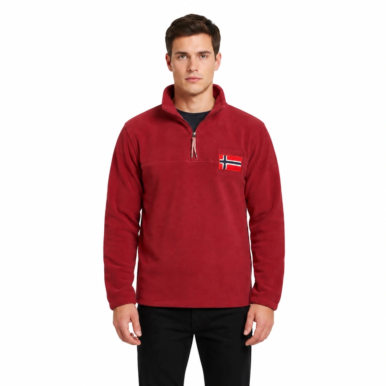 Pánský fleece Geographical Norway Tequateur lehký, pohodlný pro každodenní nošení do hor