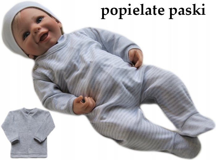 

Śpiochy śpioszki + kaftanik 56 bawełniany