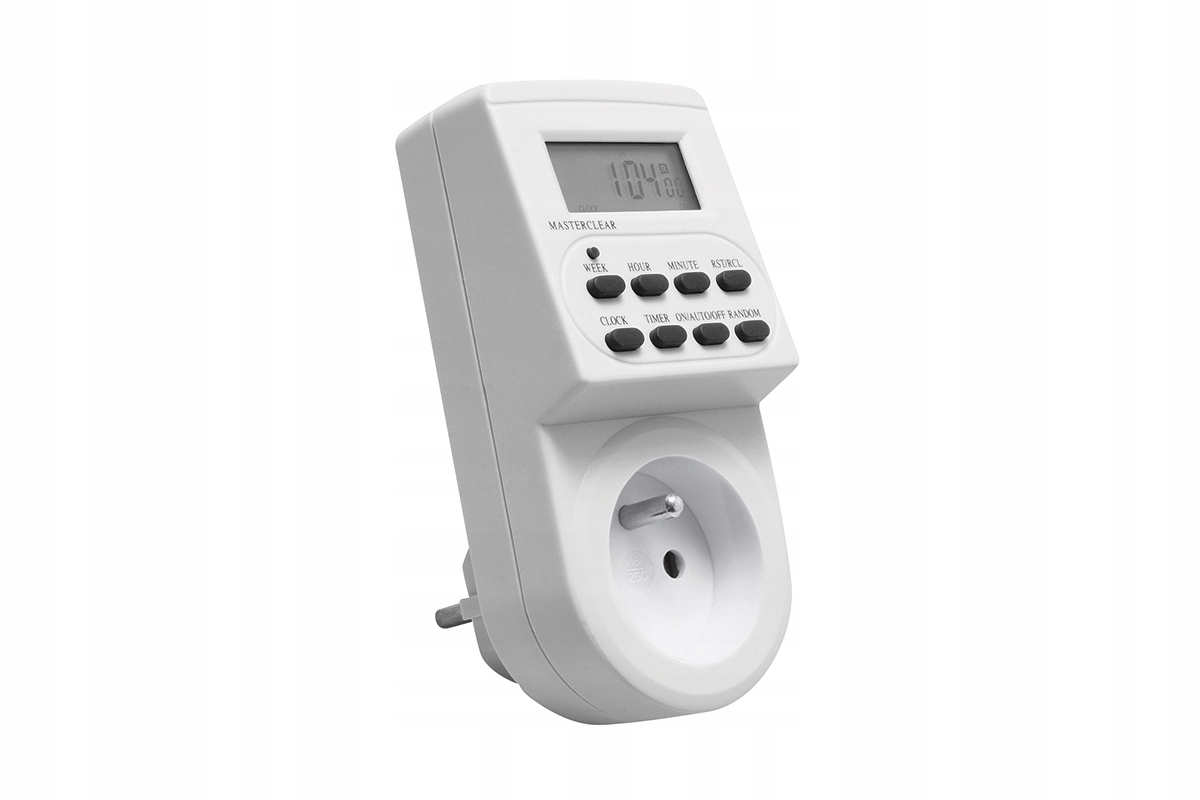 Programator czasowy tygodniowy max. 3500W Kod producenta PC-ELE724-00