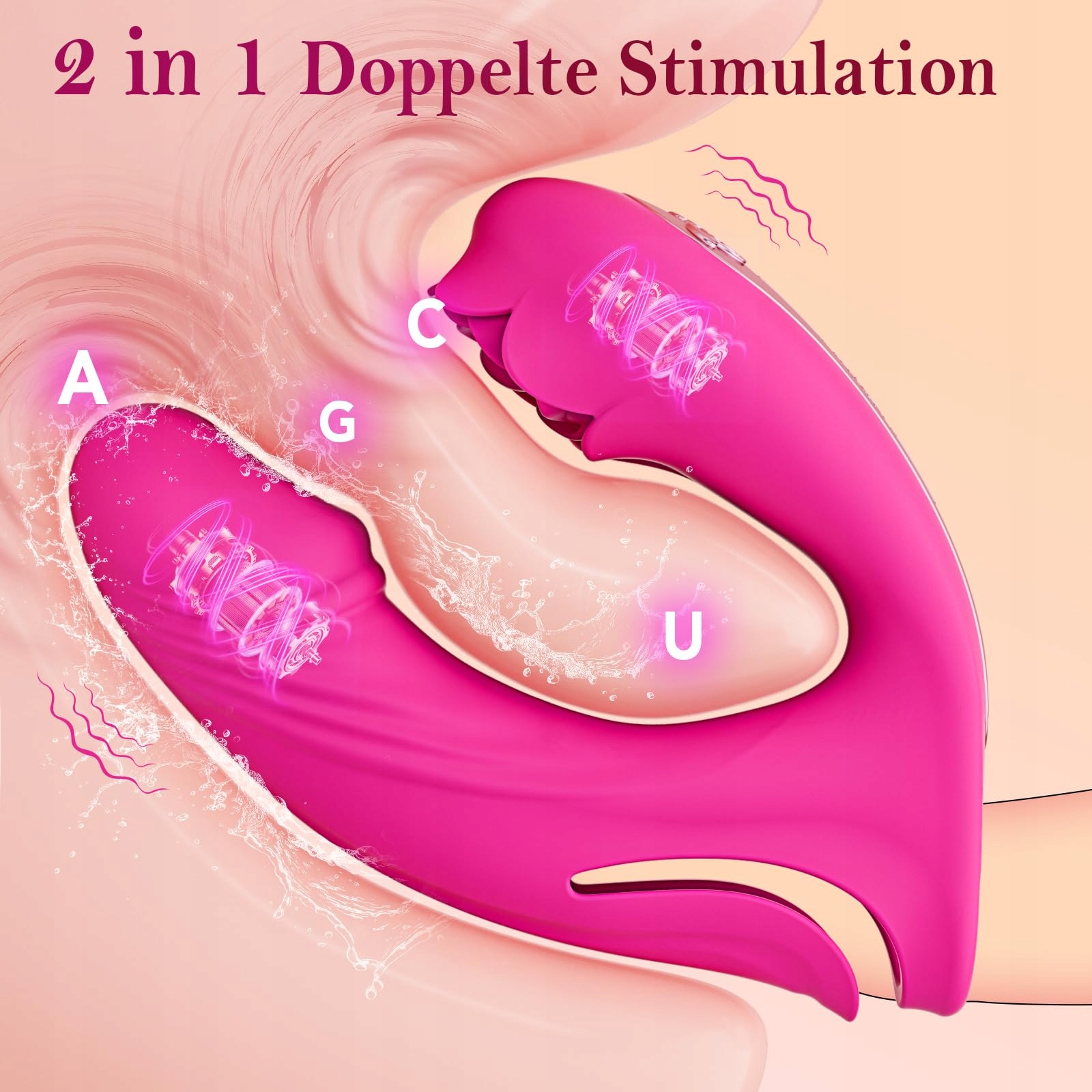 DLA KOBIET I PAR VIBRATOR ZESTAWY EROTYCZNE STYMULATOR KLITORIS 9 TRYBÓW — miniatura 2