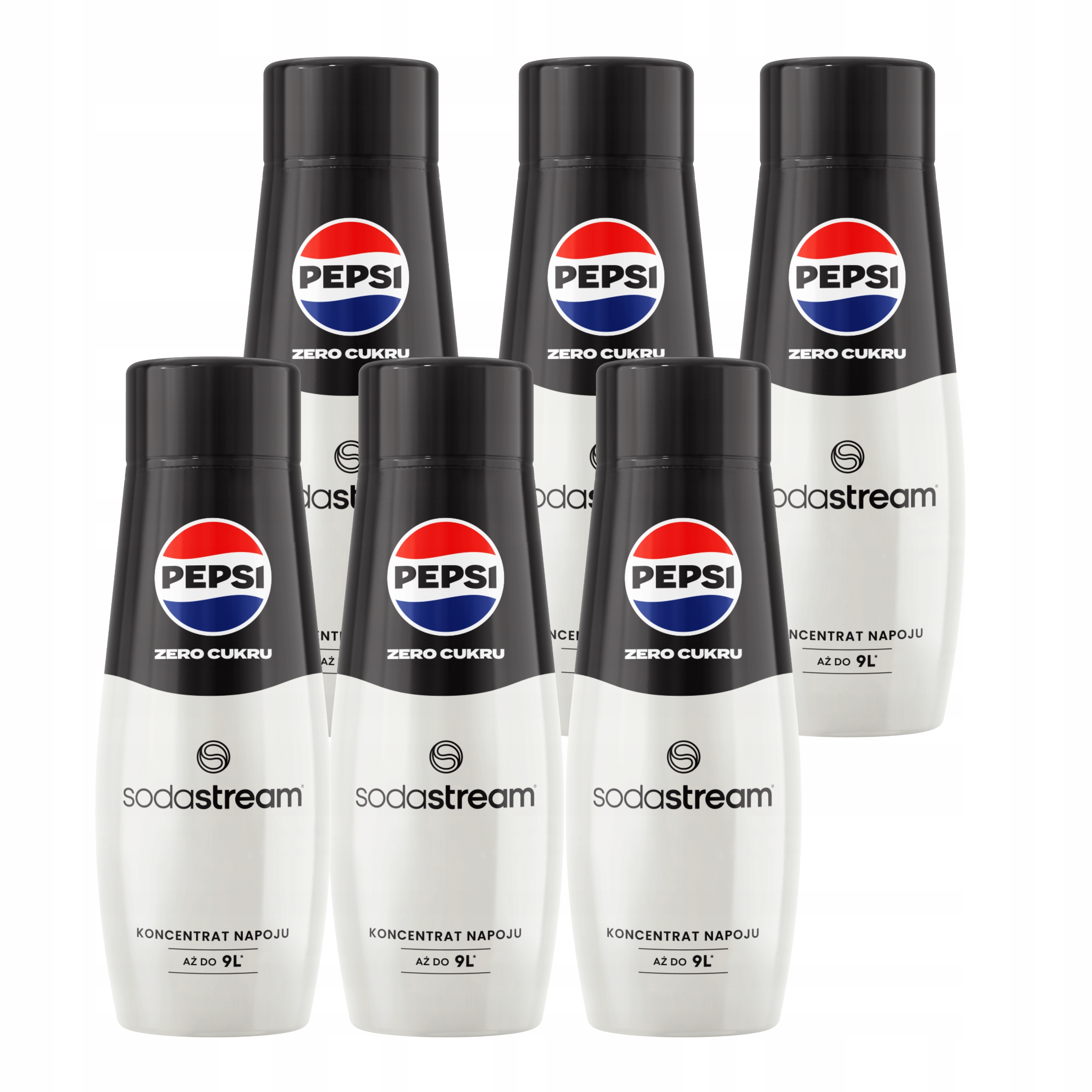 Levně Sada 6 x sirup Pepsi Max 440 ml Sodastream Koncentrát na vodu ze saturátoru