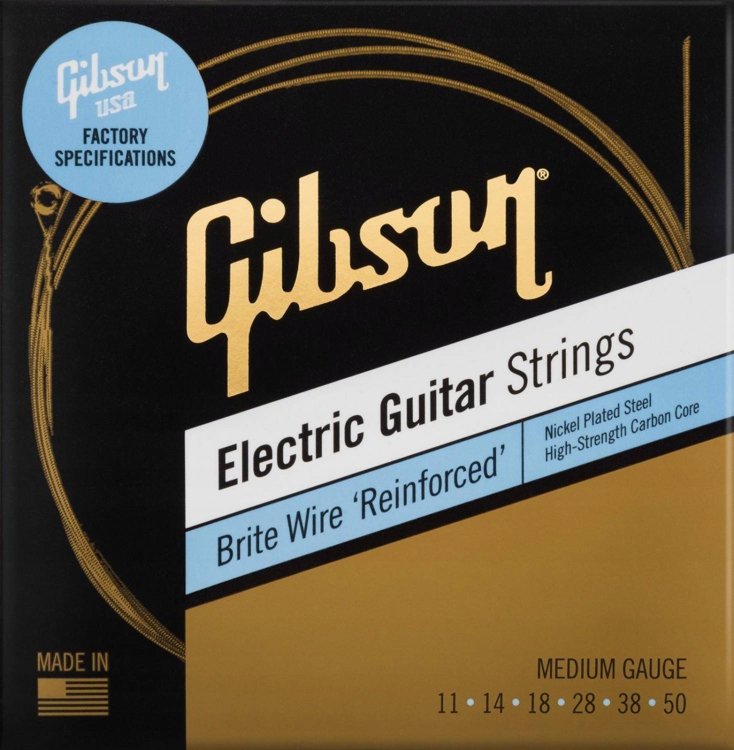 Gibson Brite Wire 11-50 Medium struny do gitary elektrycznej