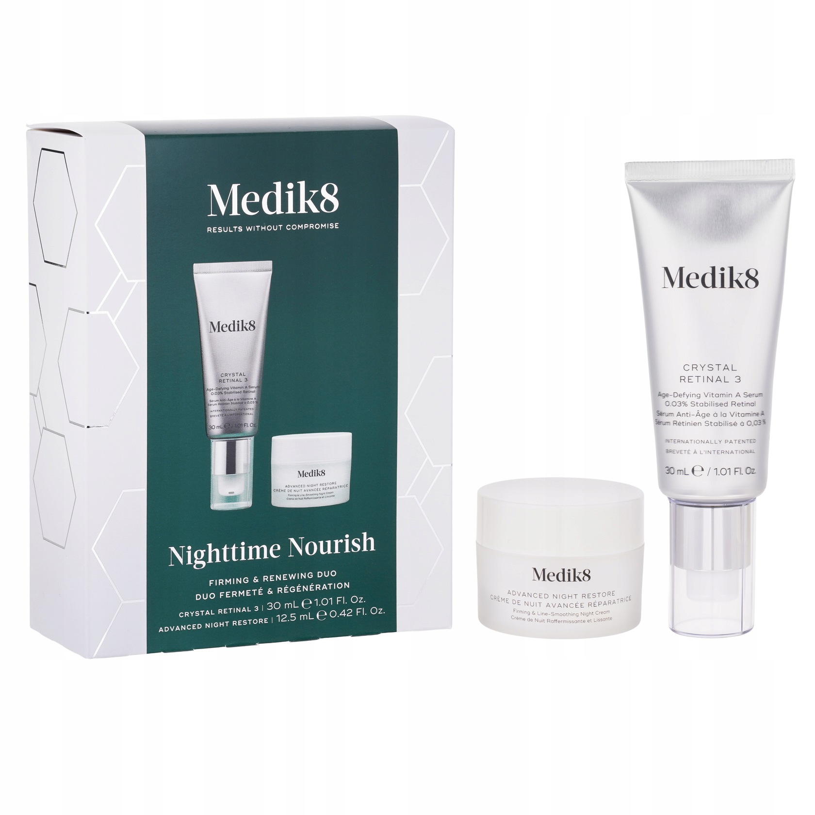 Medik8 Nighttime Nourish Zestaw Crystal Retinal 3+Advanced Night Restore
