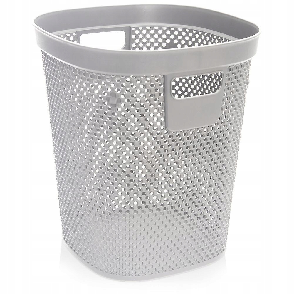 Šedý kancelářský odpadkový koš 12,5 l