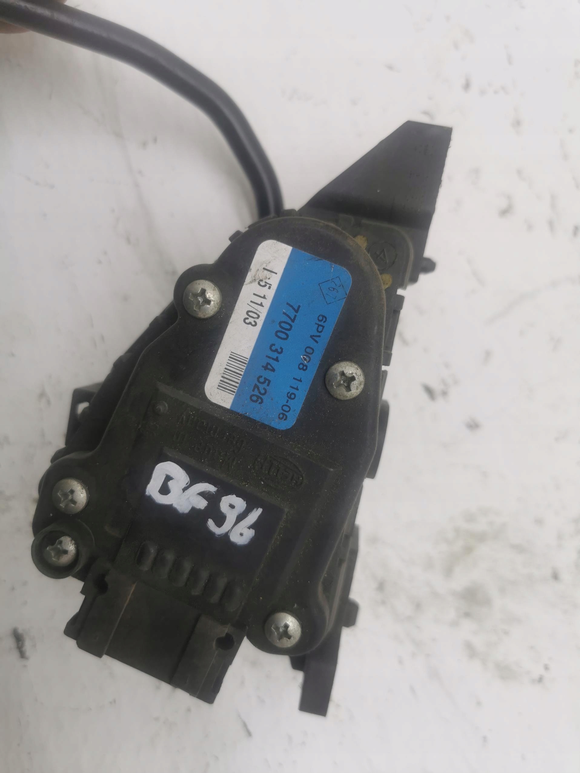 potentiometer Gas RENAULT MASTER II 7700314526
