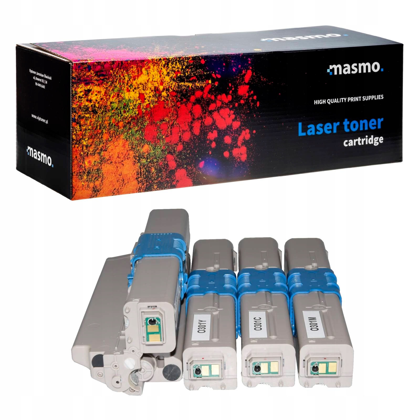 

Toner 4x do Oki C301DN C321 MC342DNW MC332 MC342