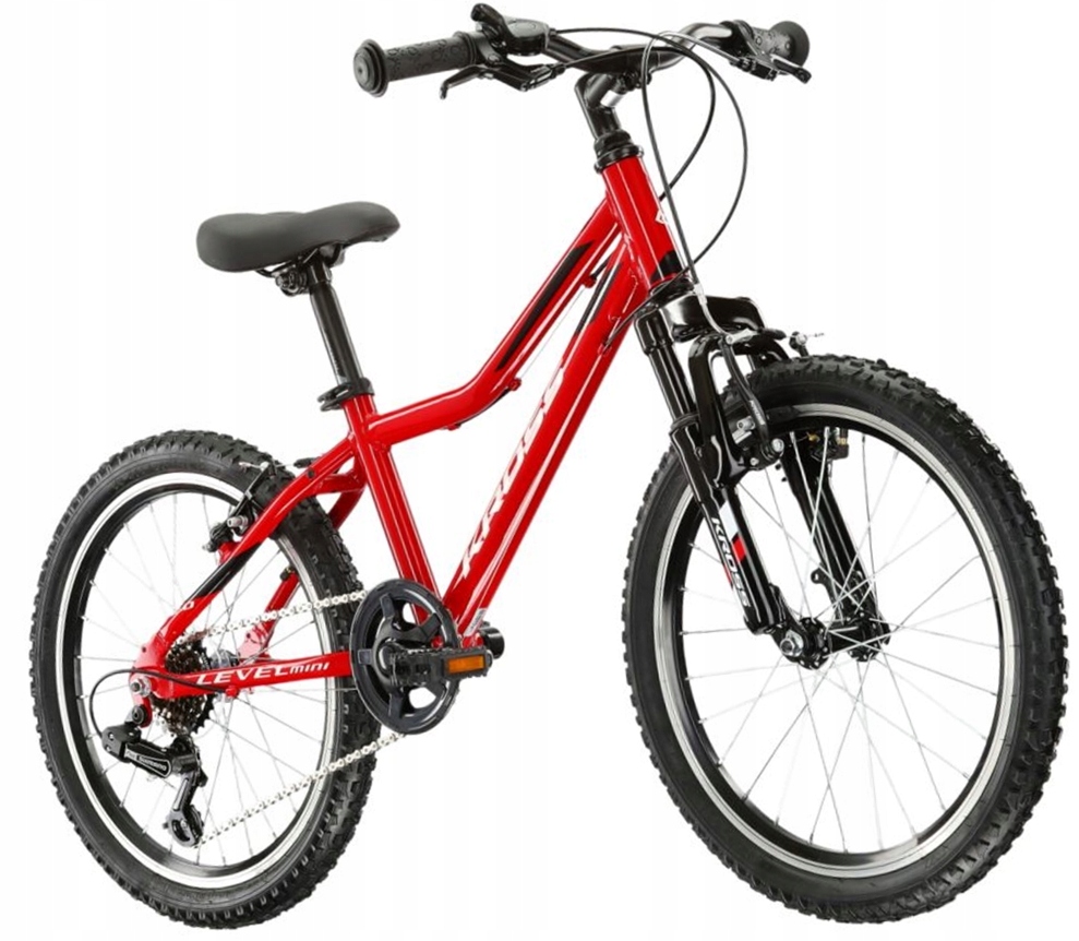 Rower górski Kross Level Mini czerwony koła 20 rama 11 alu