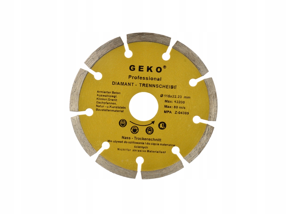 

Geko Tarcza Diamentowa 115mm Do Granitu Betonu
