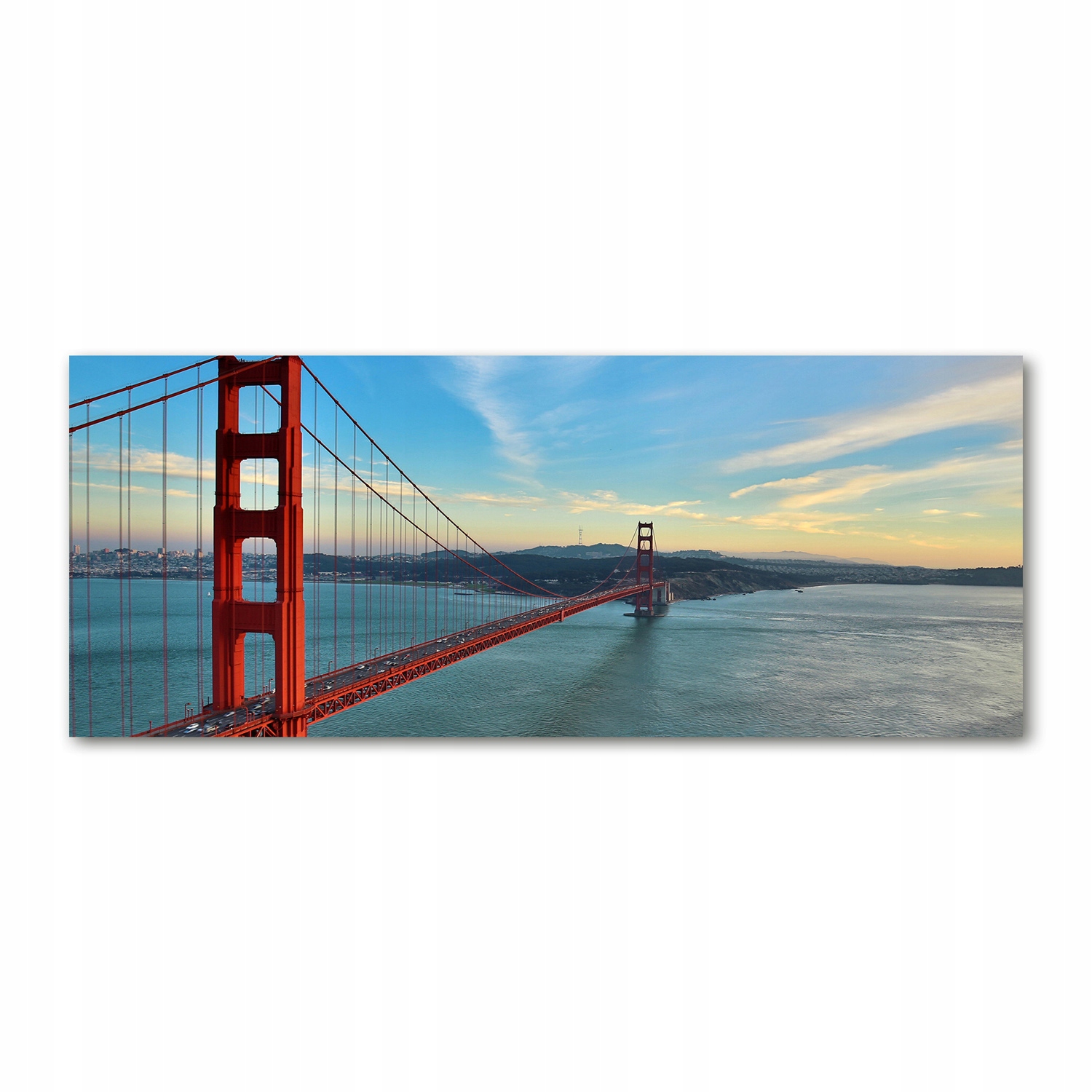 

Foto obraz szkło akryl Most San Francisco 125x50cm