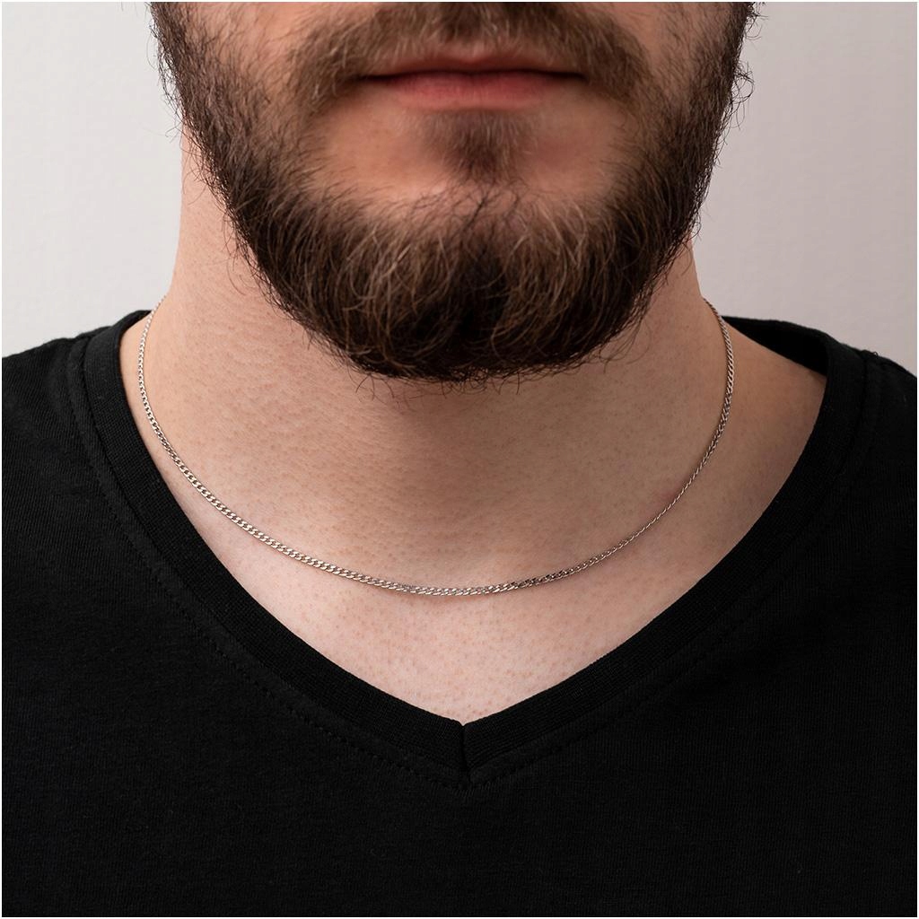 Łańcuszek srebrny męski PANCERKA 2,2 mm 45cm 925 Marka Blingart