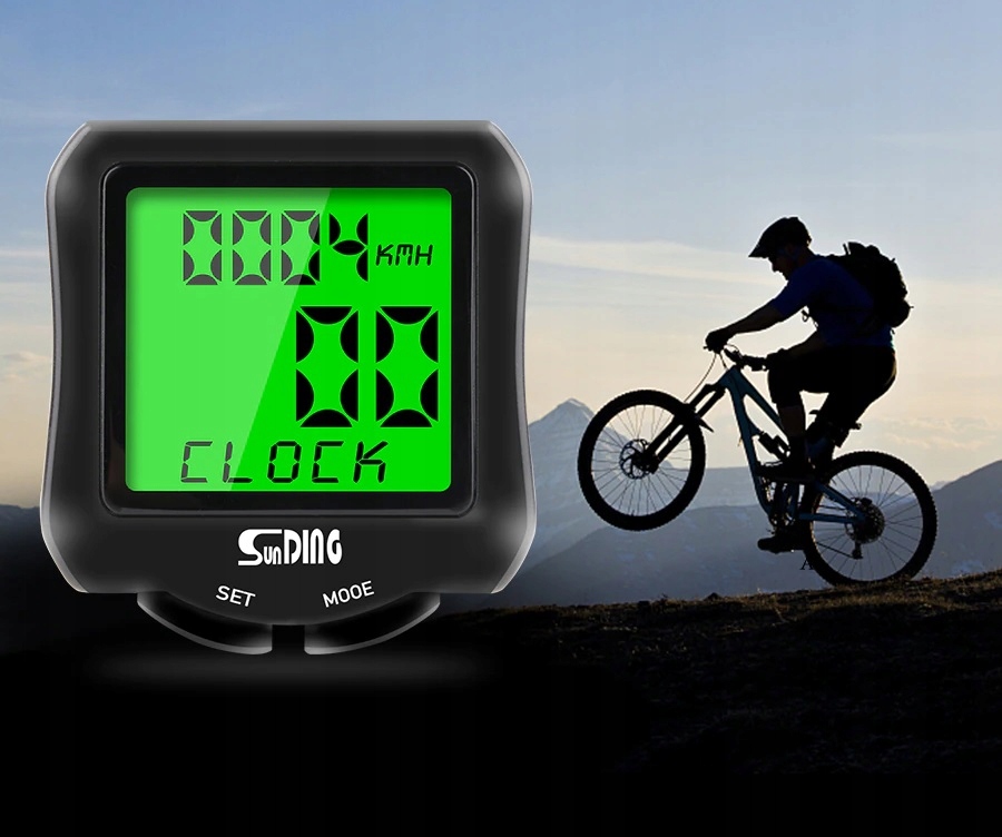 LICZNIK ROWEROWY WODOODPORNY 30 FUNKCJI Model Licznik 30 funkcji