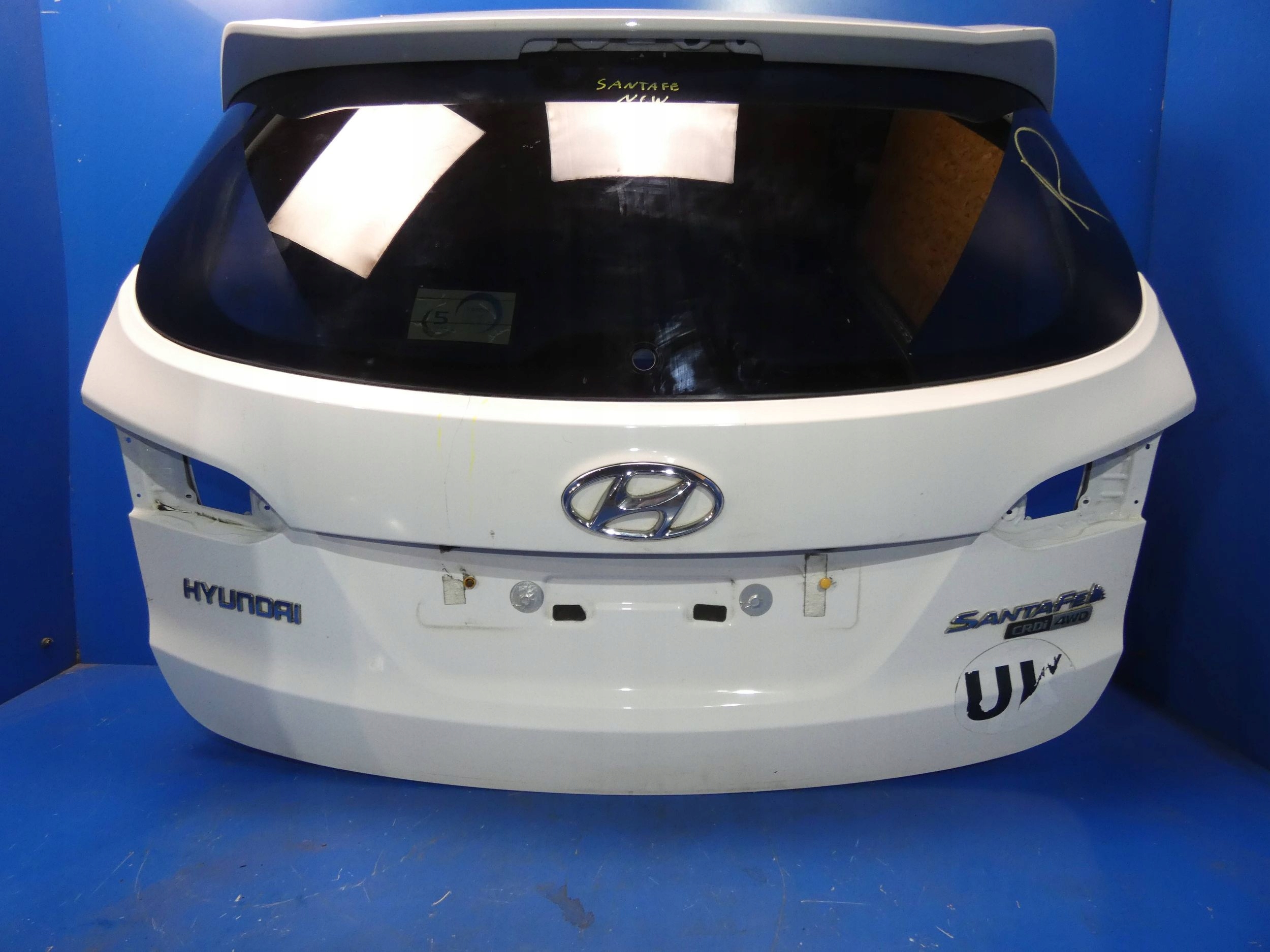 HYUNDAI SANTA FE III trunk door boot rear part rear window