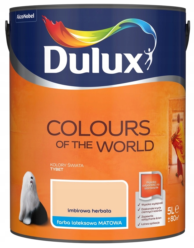 

Farba Dulux Świata- imbirowa herbata, 5l