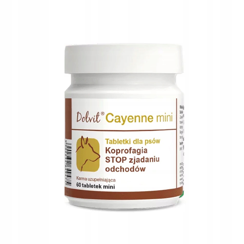 

Dolvit Cayenne mini 60tab. Koprofagia zniechęca