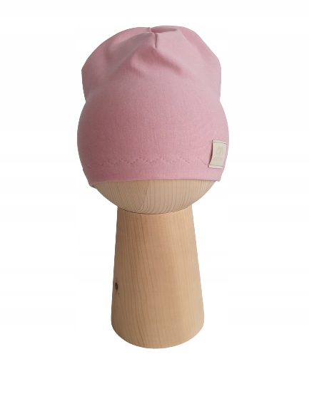 

Polska Czapka Smerfetka Brudny Róż Bawełna 48-51cm