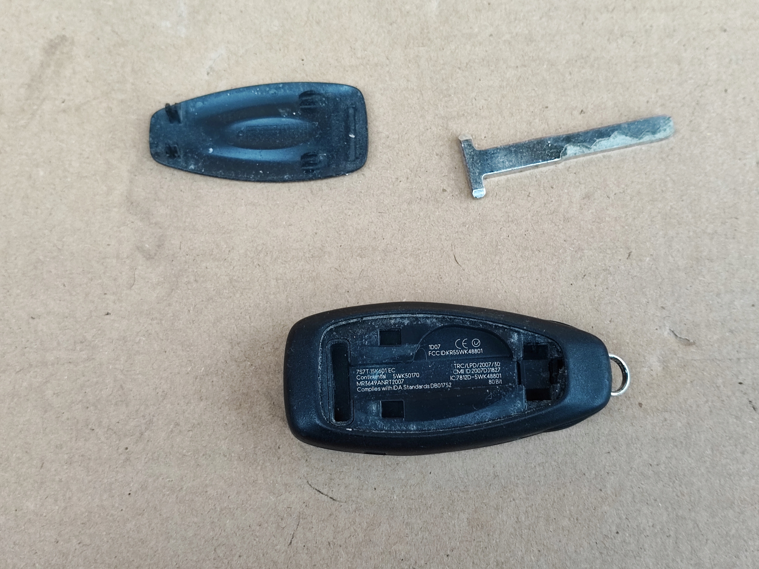 Ford Mondeo MK4 LIFT kluczyk pilot keyfree keyless Numer katalogowy części 7S7T-15K601-EC