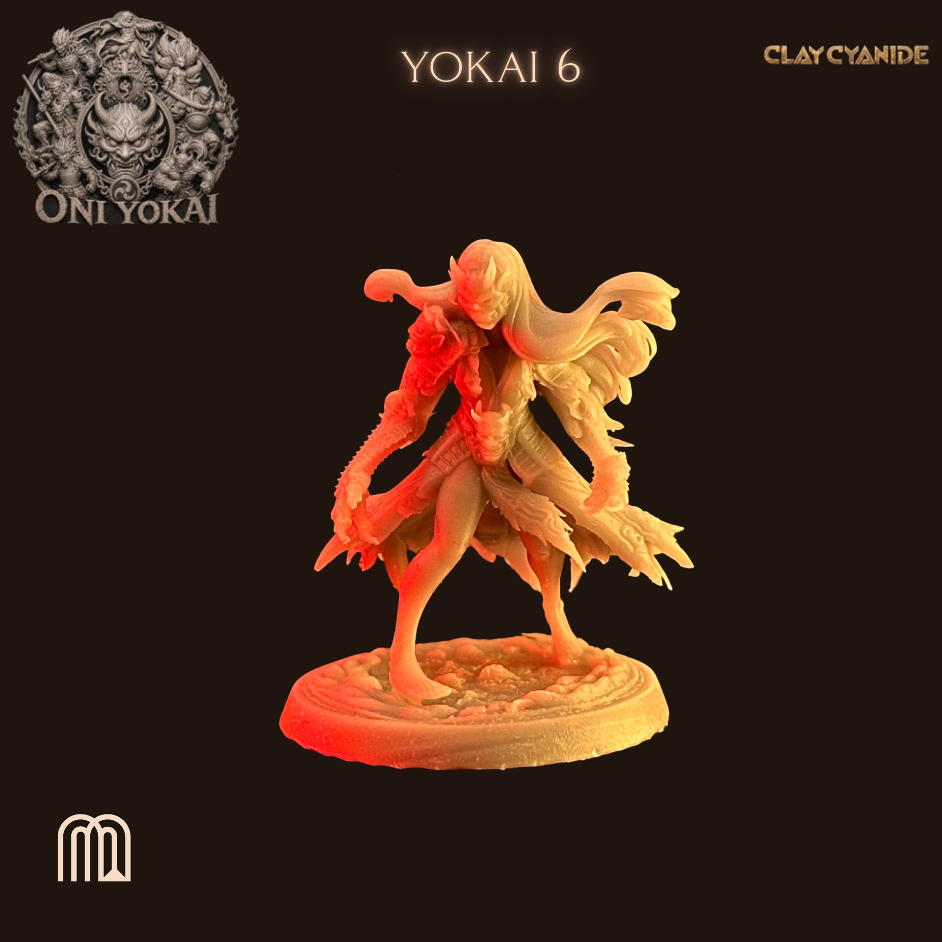 Rpg figurky Hannya demonica japonská Yokai 50 mm