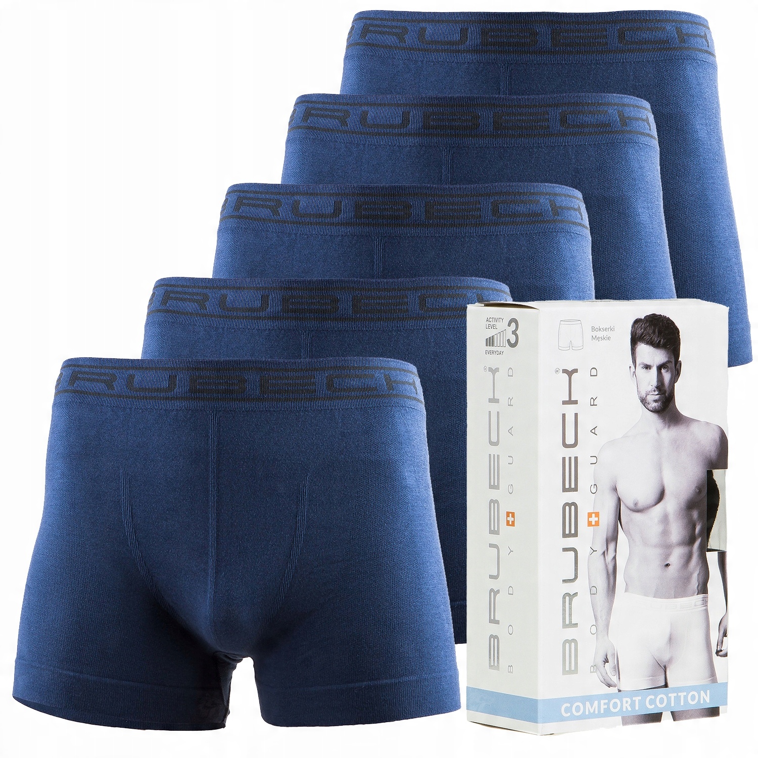 

Zestaw Bokserki Majtki 5szt Brubeck Cotton S BL69