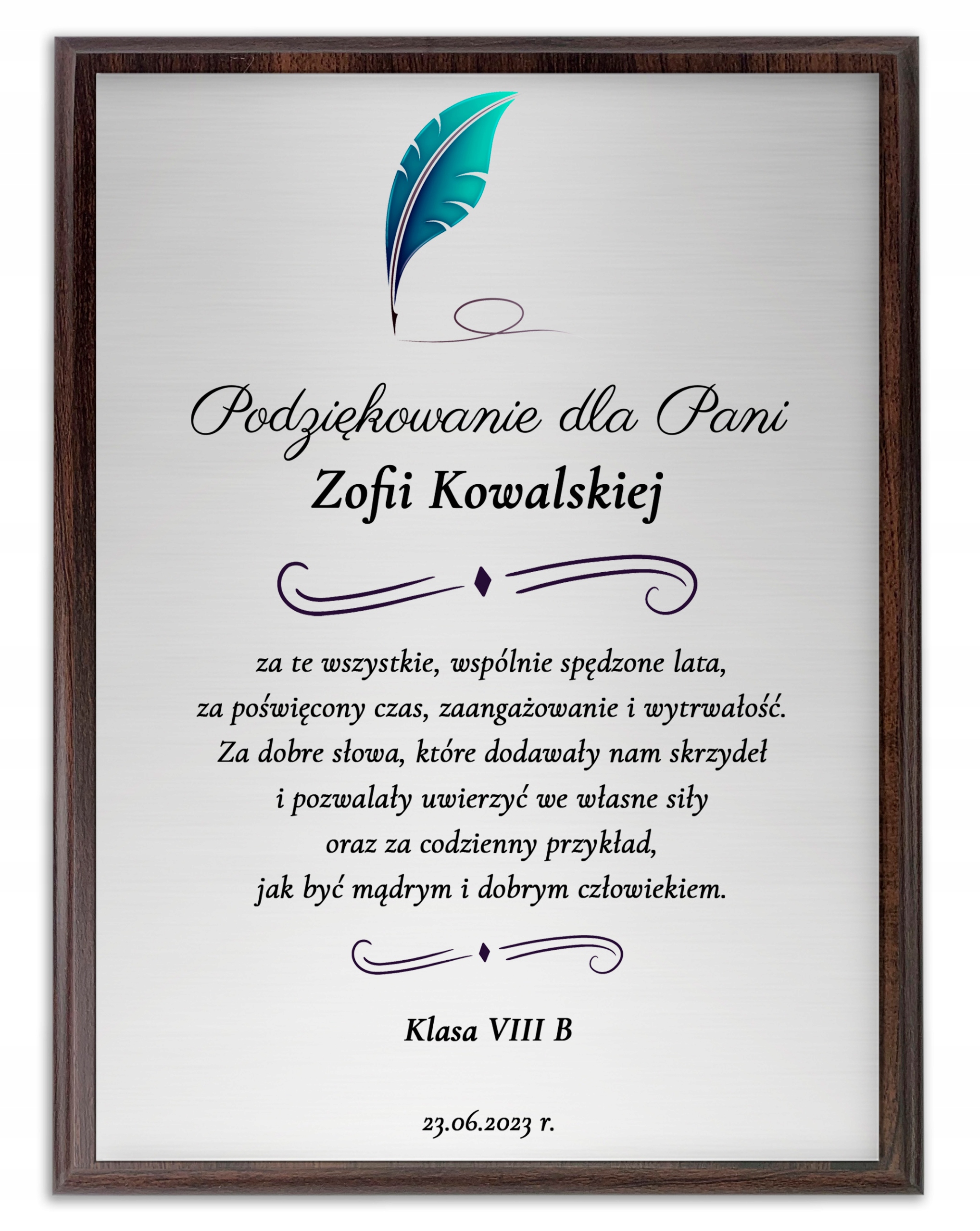

Dla Nauczyciela Podziękowanie Koniec Roku